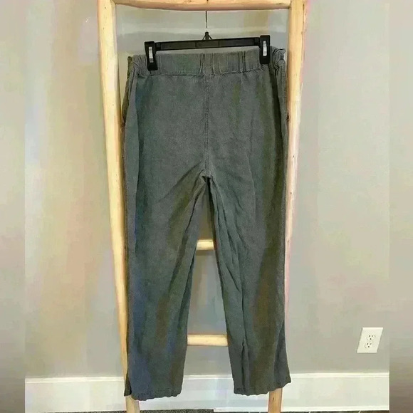 ✨Per Se size medium linen Sage green drawstring pant - Picture 2 of 6